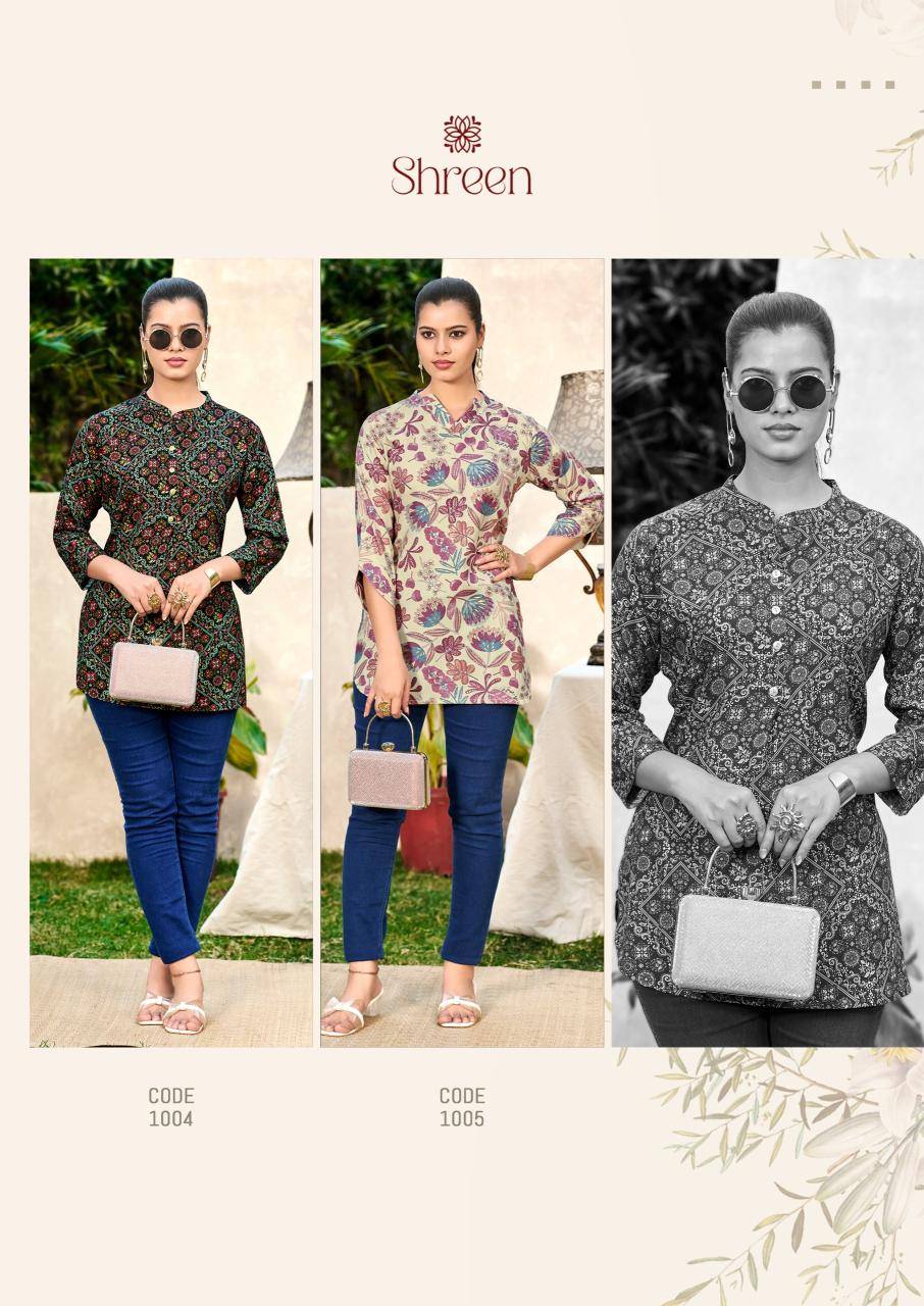 Shreen trendz new vol Kurti set wholesaler